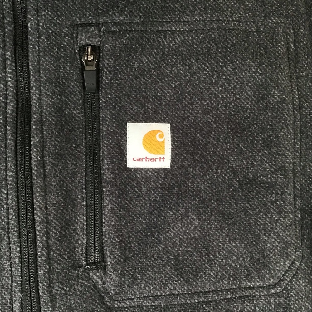 Carhartt Dalton Half Zip Fleece Mens Large Gray 103831-013 Outdoor - Picture 3 of 9